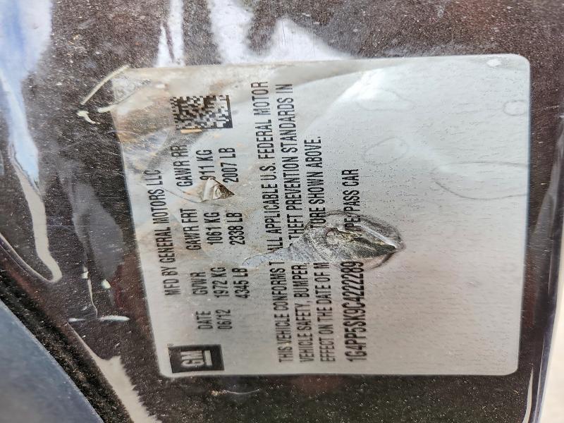 58964556 :رقم المزاد ، 1G4PP5SK9C4222289 vin ، 2012 Buick Verano مزاد بيع
