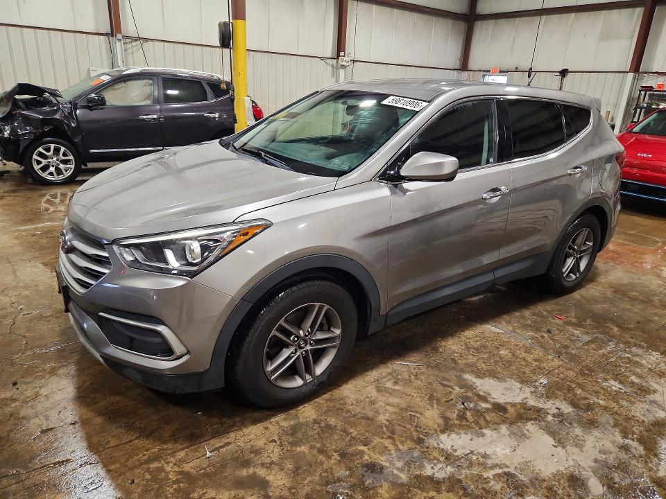 59810906 :رقم المزاد ، 5NMZTDLBXJH083702 vin ، 2018 Hyundai Santa Fe Sport مزاد بيع