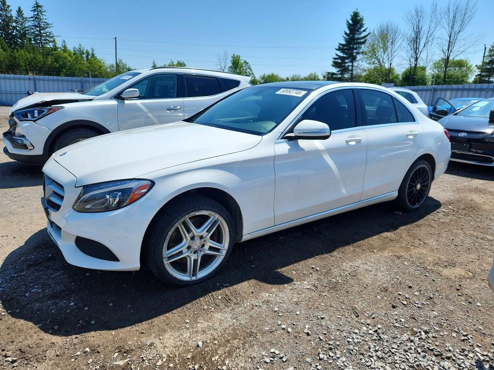 58992746 :رقم المزاد ، 55SWF4KB5FU001345 vin ، 2015 Mercedes-benz C مزاد بيع