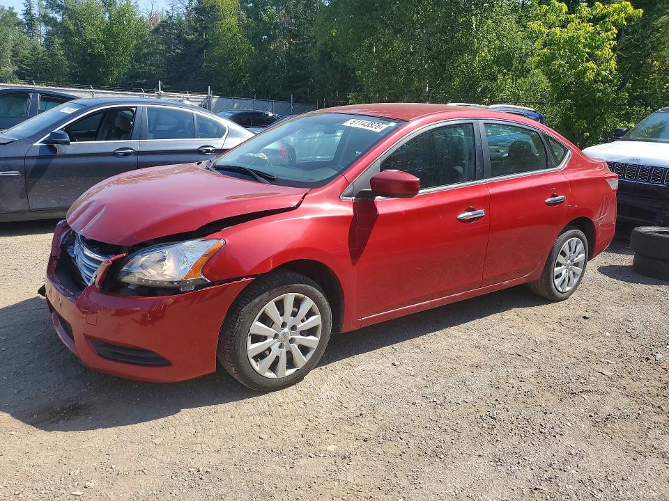 61143826 :رقم المزاد ، 3N1AB7AP1EL682676 vin ، 2014 Nissan Sentra مزاد بيع