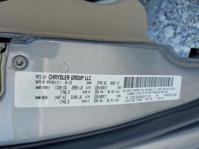 2013 Chrysler Town & Country მანქანა იყიდება აუქციონზე, vin: 2C4RC1BG0DR802123, აუქციონის ნომერი: 60218826