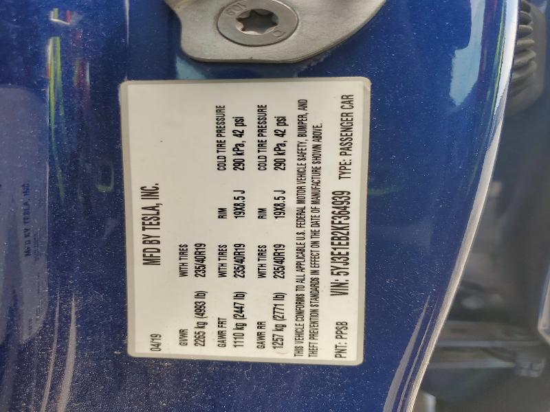 Aukcja sprzedaży 2019 Tesla Model 3, vin: 5YJ3E1EB2KF364939, numer aukcji: 62463156