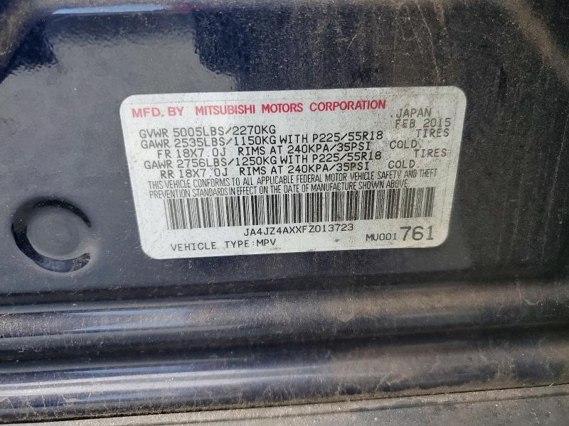 Aukcja sprzedaży 2015 Mitsubishi Outlander, vin: JA4JZ4AXXFZ013723, numer aukcji: 59959906
