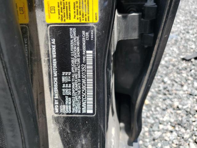 Aukcja sprzedaży 2016 Mini Cooper, vin: WMWZC5C58GWU01352, numer aukcji: 58160476