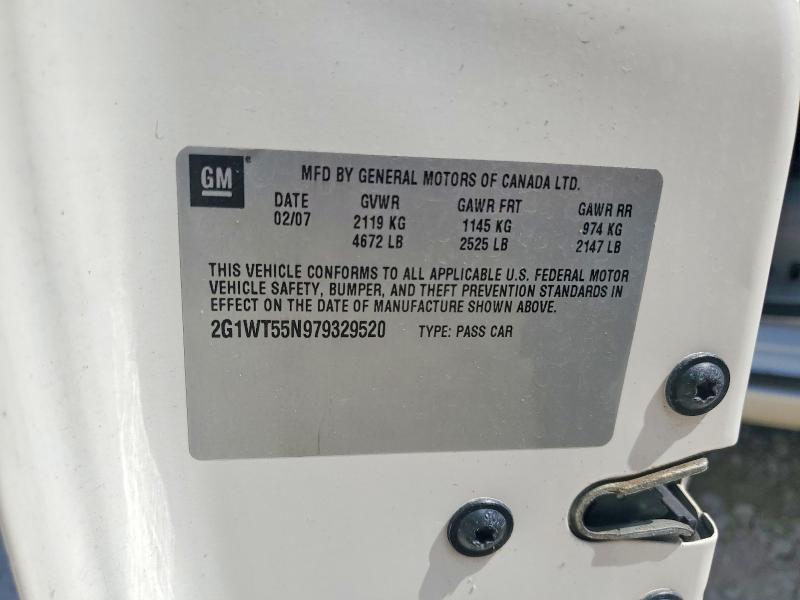 Продаж на аукціоні авто 2007 Chevrolet Impala, vin: 2G1WT55N979329520, номер лоту: 60410206