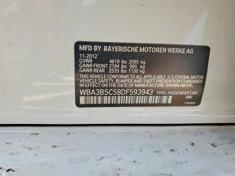 Продажа на аукционе авто 2013 Bmw 328, vin: WBA3B5C58DF593943, номер лота: 59796726