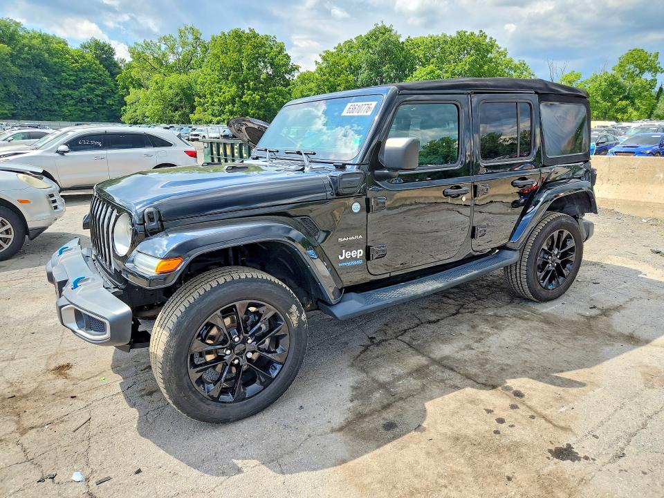 63610776 :رقم المزاد ، 1C4JJXP6XNW106660 vin ، 2022 Jeep Wrangler Unlimited مزاد بيع