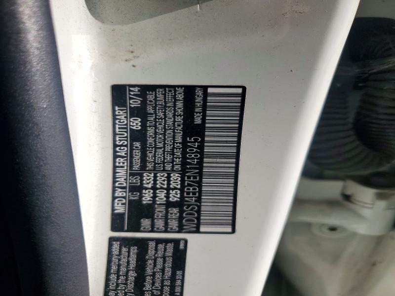 63552136 :رقم المزاد ، WDDSJ4EB7EN148945 vin ، 2014 Mercedes-benz Cla مزاد بيع