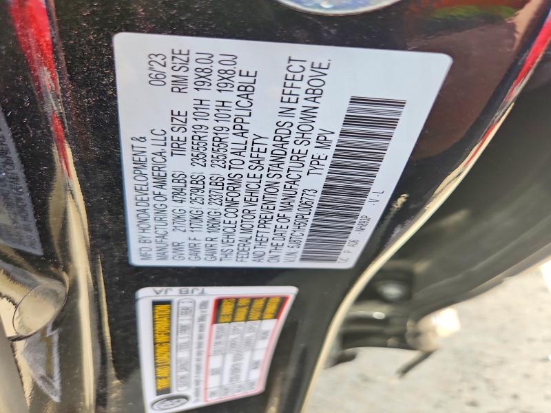 2023 Acura Rdx მანქანა იყიდება აუქციონზე, vin: 5J8TC1H50PL006773, აუქციონის ნომერი: 59812236