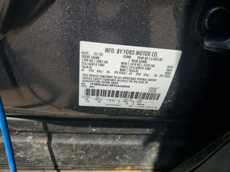 Продажа на аукционе авто 2023 Ford Explorer, vin: 1FM5K8AC9PGA34555, номер лота: 60940686