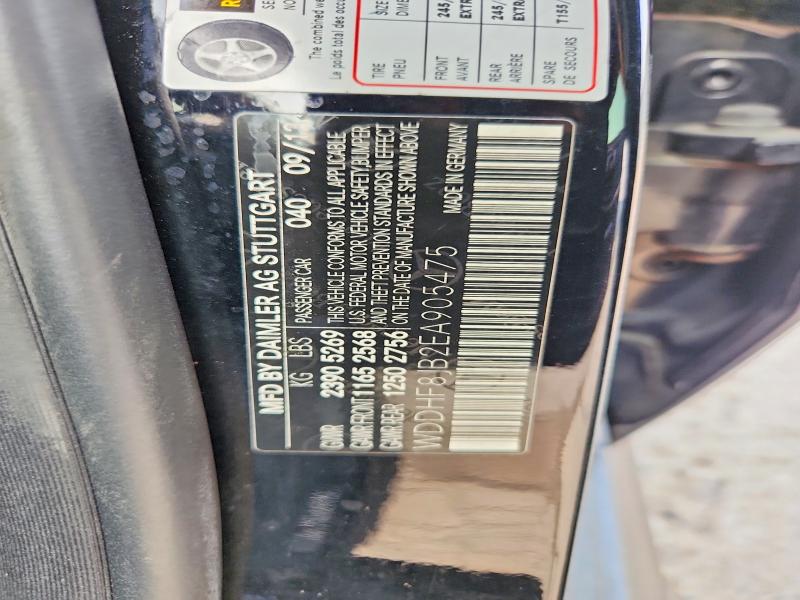 60276846 :رقم المزاد ، WDDHF8JB2EA905475 vin ، 2014 Mercedes-benz E مزاد بيع