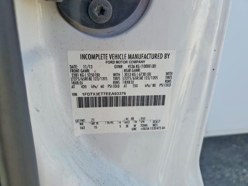 62119686 :رقم المزاد ، 1FD7X3ET7EEA93376 vin ، 2014 Ford F350 مزاد بيع