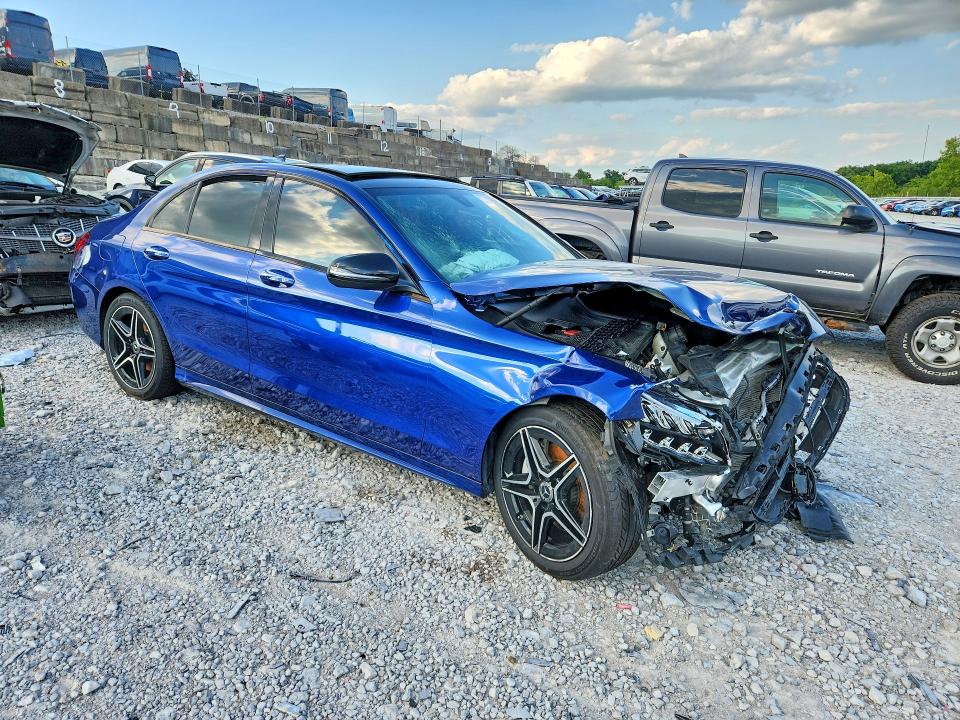 62954506 :رقم المزاد ، W1KWF8EB4MR652015 vin ، 2021 Mercedes-benz C مزاد بيع