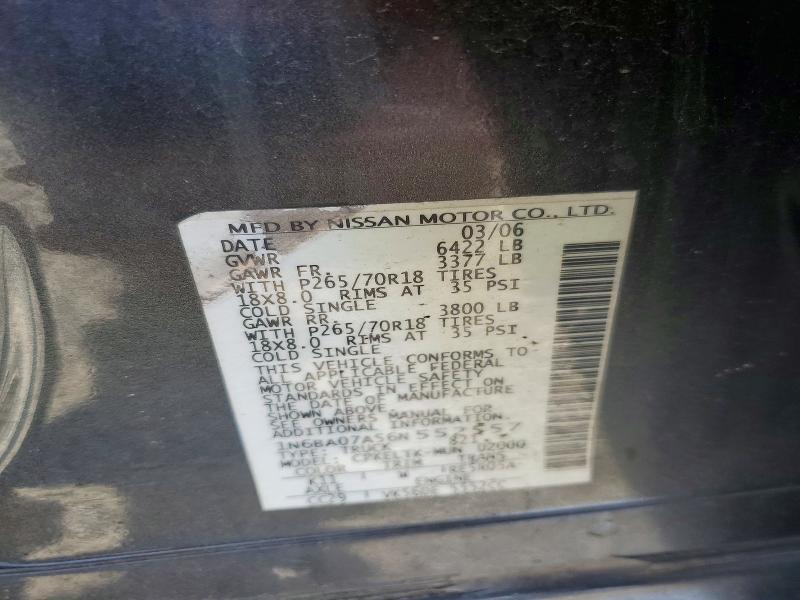Aukcja sprzedaży 2006 Nissan Titan, vin: 1N6BA07A56N552557, numer aukcji: 59378896