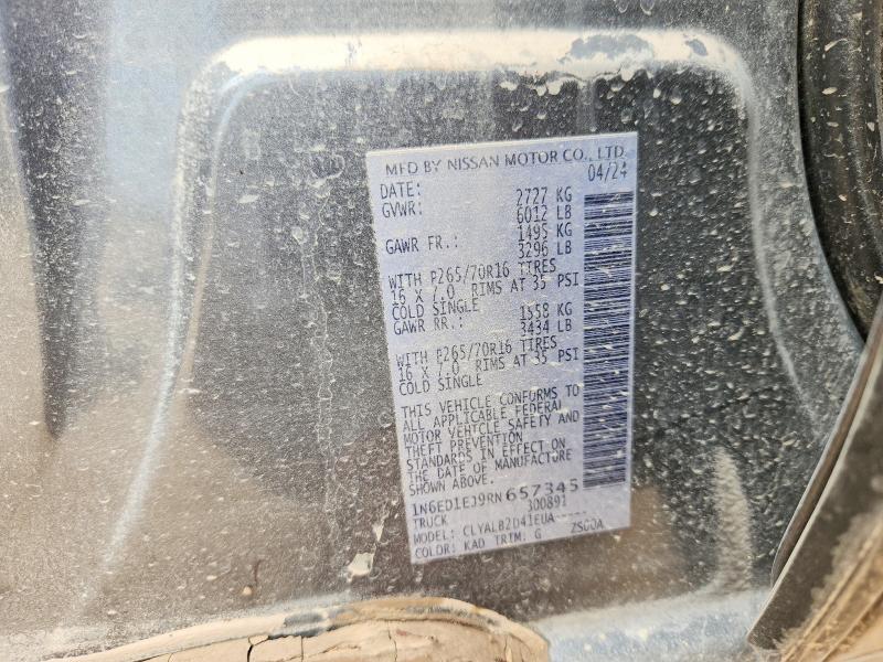 Продаж на аукціоні авто 2024 Nissan Frontier, vin: 1N6ED1EJ9RN657345, номер лоту: 62348816