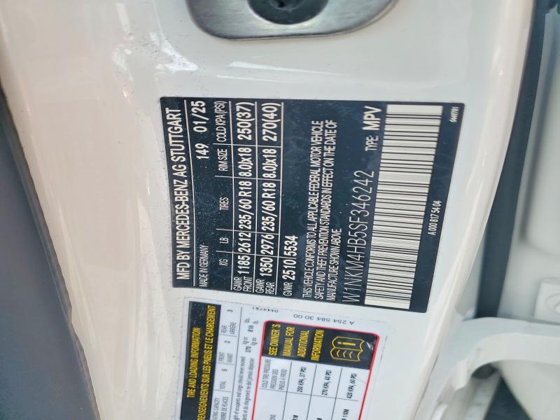 Aukcja sprzedaży 2025 Mercedes-benz Glc, vin: W1NKM4HB5SF346242, numer aukcji: 60401056