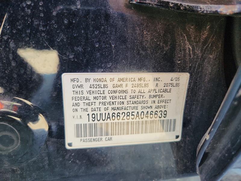 Продаж на аукціоні авто 2005 Acura Tl, vin: 19UUA66285A046639, номер лоту: 61776326