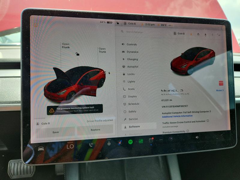 Продажа на аукционе авто 2021 Tesla Model 3, vin: 5YJ3E1EA9MF982107, номер лота: 59172036