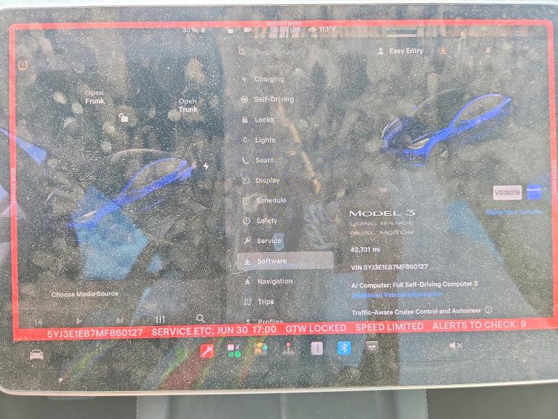 Продаж на аукціоні авто 2021 Tesla Model 3, vin: 5YJ3E1EB7MF860127, номер лоту: 58600356