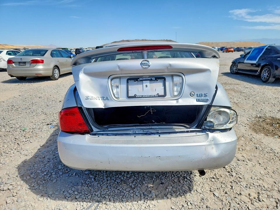2006 Nissan Sentra მანქანა იყიდება აუქციონზე, vin: 3N1CB51D56L485949, აუქციონის ნომერი: 60996786