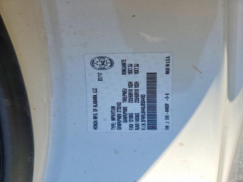 Продаж на аукціоні авто 2018 Honda Odyssey, vin: 5FNRL6H46JB504483, номер лоту: 60629816