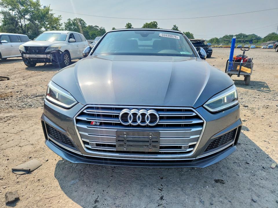 Aukcja sprzedaży 2018 Audi S5, vin: WAUY4GF50JN013223, numer aukcji: 55930076