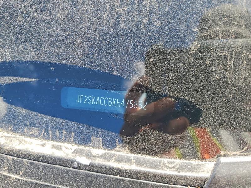 Продажа на аукционе авто 2019 Subaru Forester, vin: JF2SKACC6KH475852, номер лота: 60305606
