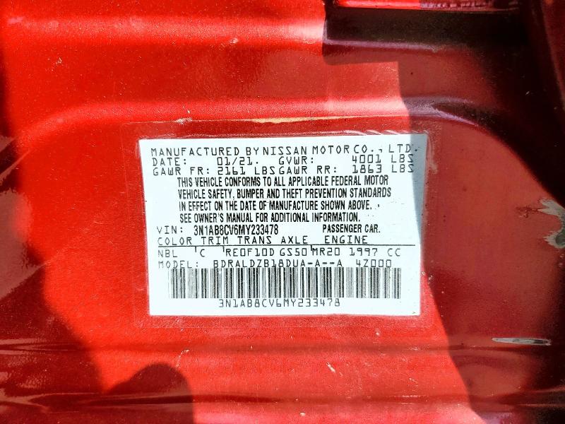 Aukcja sprzedaży 2021 Nissan Sentra, vin: 3N1AB8CV6MY233478, numer aukcji: 60699396