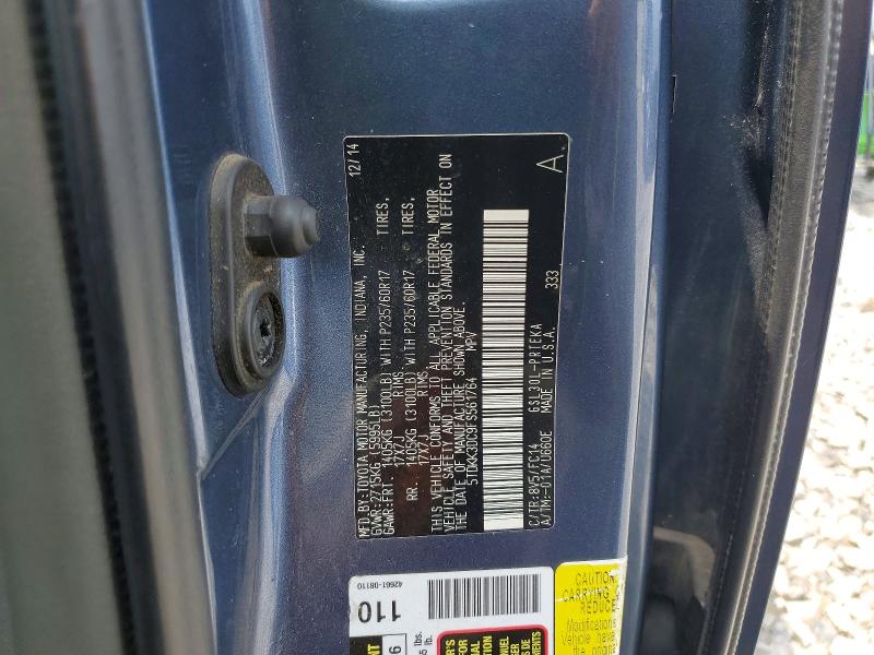 Aukcja sprzedaży 2015 Toyota Sienna, vin: 5TDKK3DC9FS561764, numer aukcji: 59825116