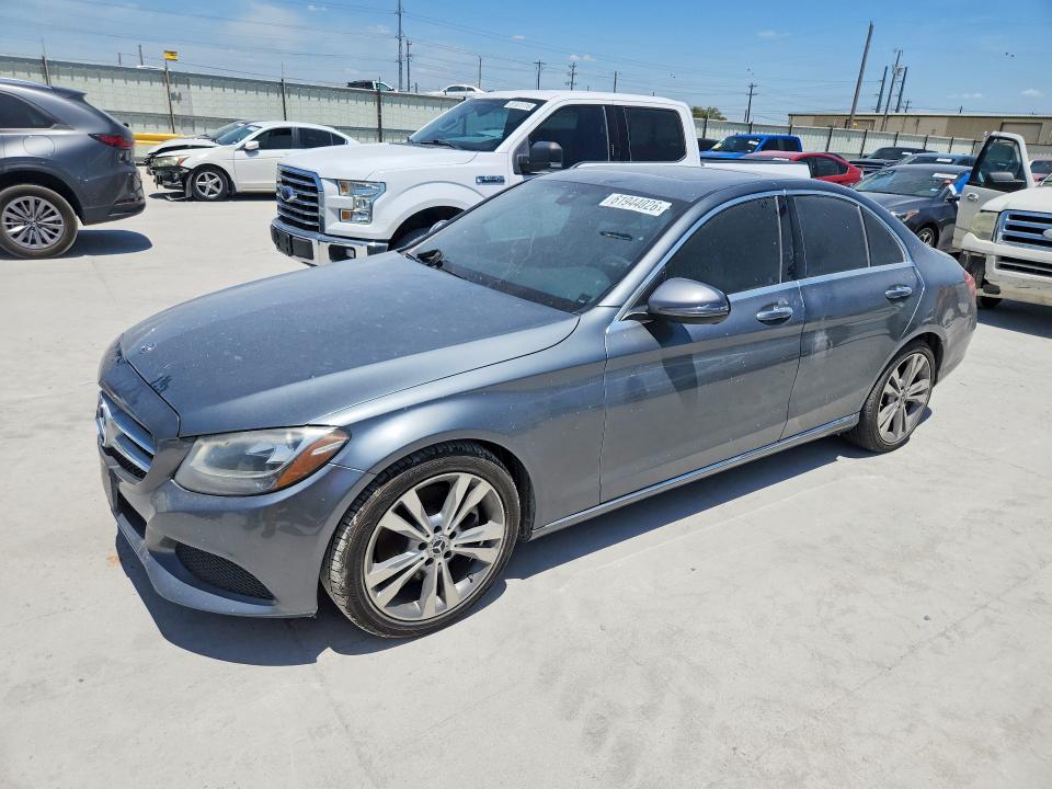 2018 Mercedes-benz C მანქანა იყიდება აუქციონზე, vin: 55SWF4JB4JU278188, აუქციონის ნომერი: 61944026