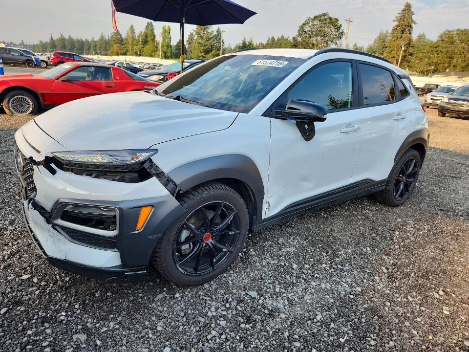 2021 Hyundai Kona მანქანა იყიდება აუქციონზე, vin: KM8K6CA51MU670413, აუქციონის ნომერი: 61574716