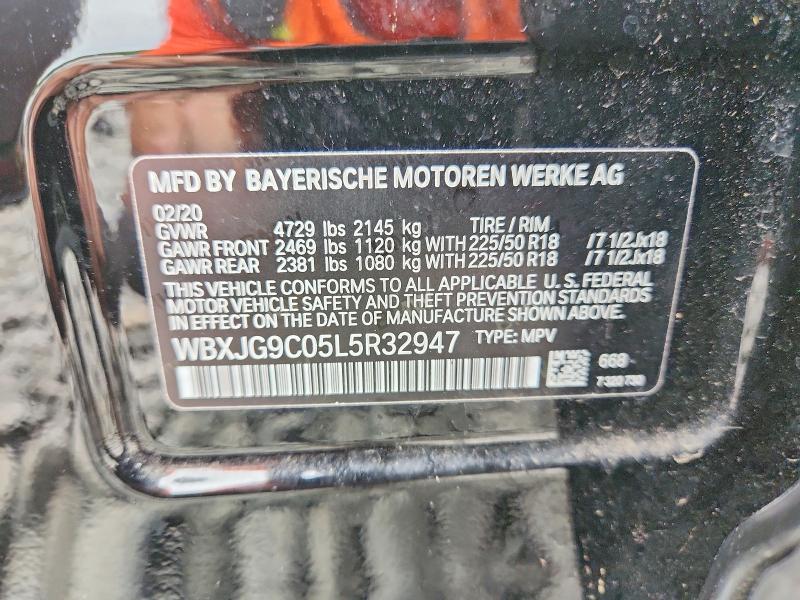 Продаж на аукціоні авто 2020 Bmw X1, vin: WBXJG9C05L5R32947, номер лоту: 60252616