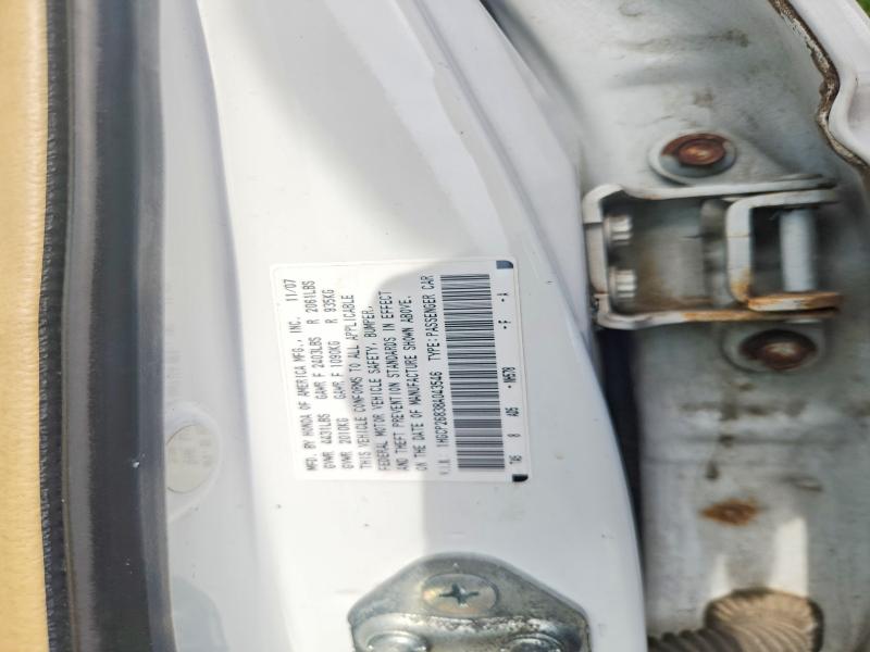 2008 Honda Accord მანქანა იყიდება აუქციონზე, vin: 1HGCP26838A043546, აუქციონის ნომერი: 61818516