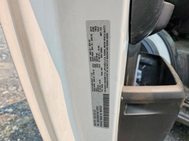 Aukcja sprzedaży 2022 Ram Promaster 2500, vin: 3C6LRVDG1NE110701, numer aukcji: 60553376