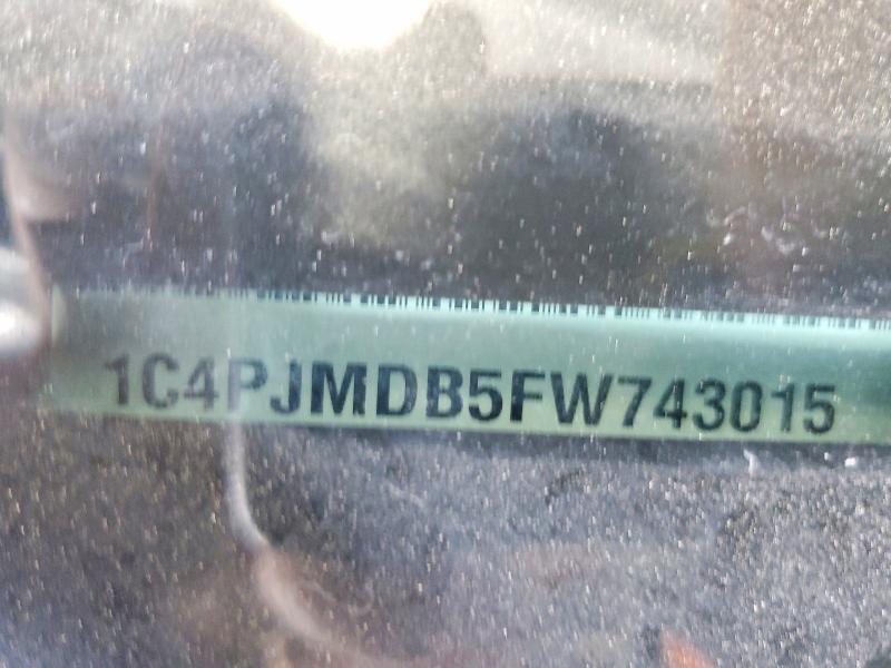 61227936 :رقم المزاد ، 1C4PJMDB5FW743015 vin ، 2015 Jeep Cherokee مزاد بيع