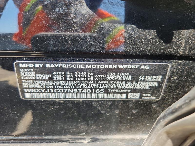 Продажа на аукционе авто 2022 Bmw X2, vin: WBXYJ1C07N5T48165, номер лота: 63383246