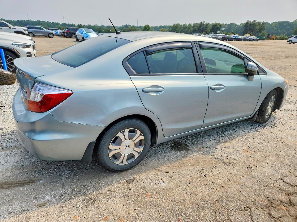 63139446 :رقم المزاد ، JHMFB4F22CS001288 vin ، 2012 Honda Civic مزاد بيع