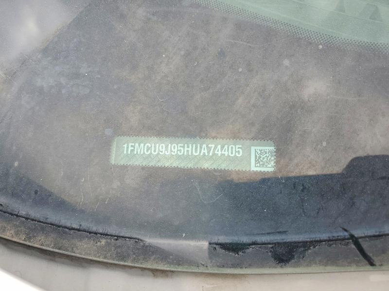 62324686 :رقم المزاد ، 1FMCU9J95HUA74405 vin ، 2017 Ford Escape مزاد بيع