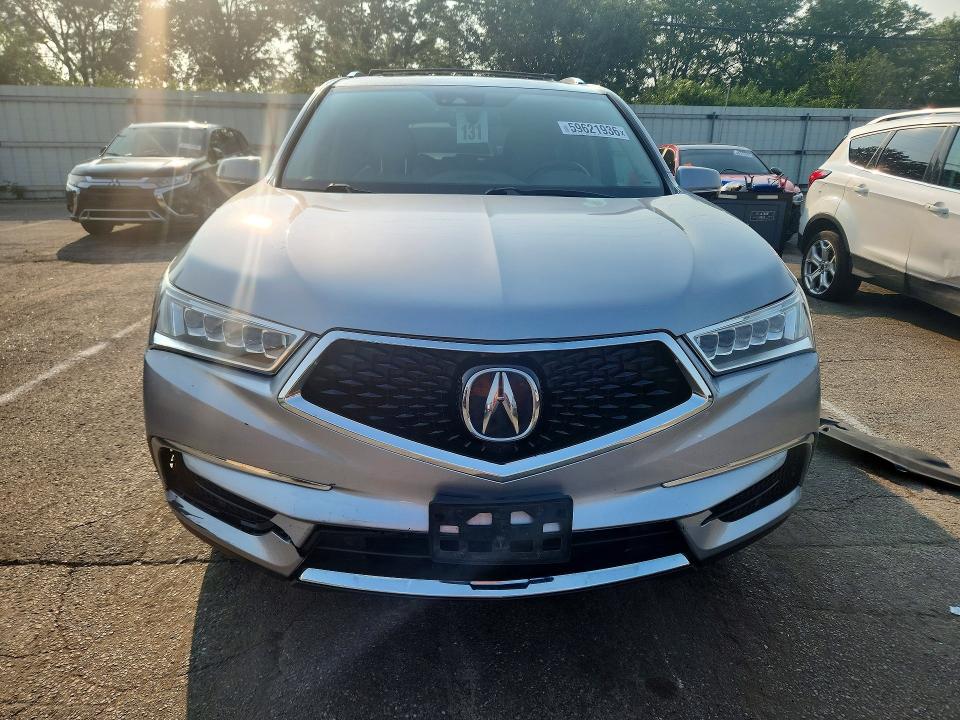 2017 Acura Mdx მანქანა იყიდება აუქციონზე, vin: 5J8YD4H58HL007935, აუქციონის ნომერი: 59621936