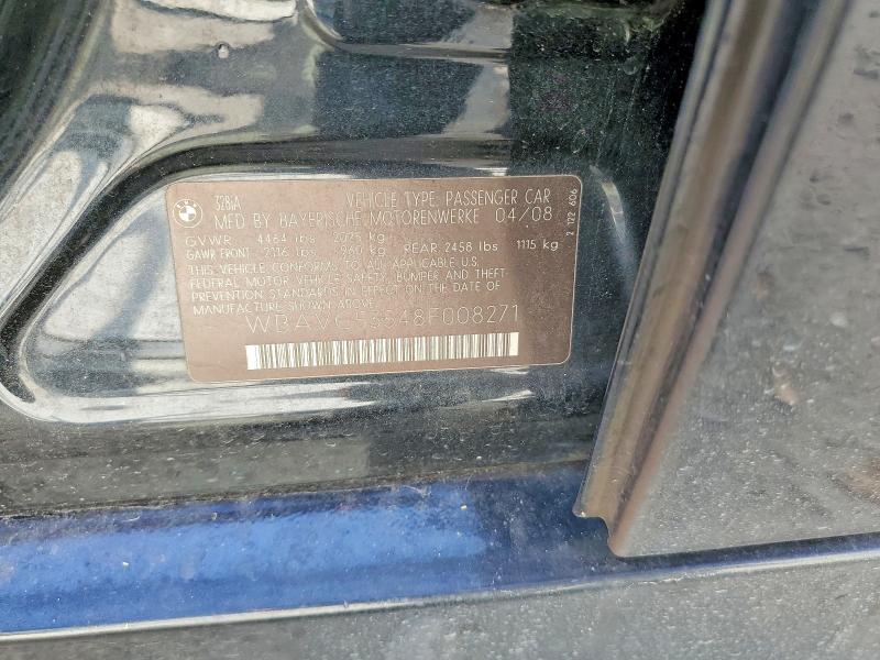 2008 Bmw 328 მანქანა იყიდება აუქციონზე, vin: WBAVC53548F008271, აუქციონის ნომერი: 59739026