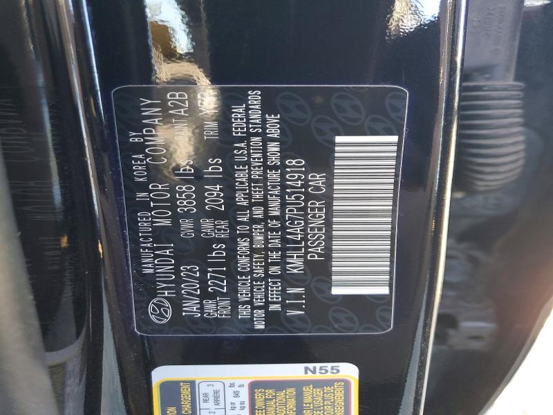 Продажа на аукционе авто 2023 Hyundai Elantra, vin: KMHLL4AG7PU514918, номер лота: 61639116