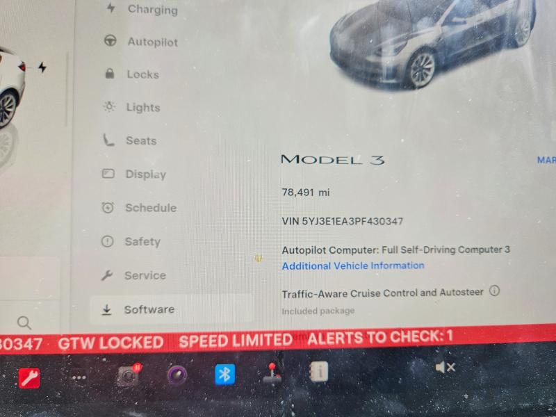 Продажа на аукционе авто 2023 Tesla Model 3, vin: 5YJ3E1EA3PF430347, номер лота: 61321996