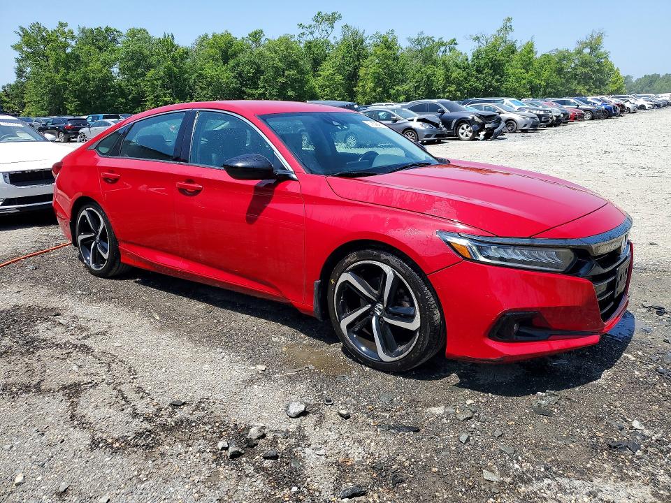 Продажа на аукционе авто 2021 Honda Accord, vin: 1HGCV1F42MA121726, номер лота: 59576196
