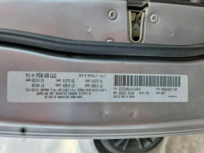 61949716 :رقم المزاد ، 2C3CDXBGXJH163910 vin ، 2018 Dodge Charger مزاد بيع