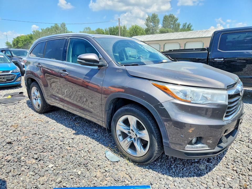 Aukcja sprzedaży 2014 Toyota Highlander, vin: 5TDDKRFH8ES007425, numer aukcji: 59906936