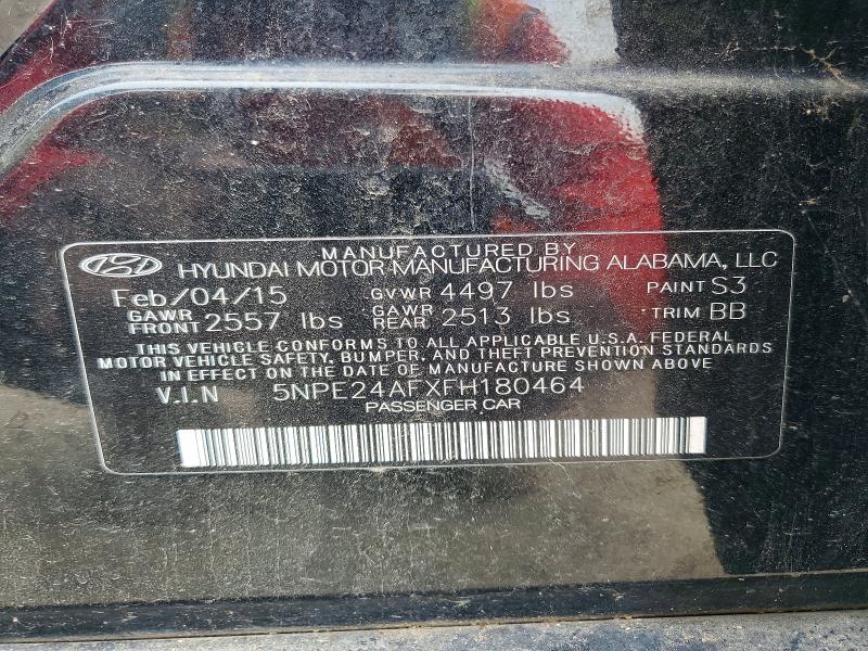Продажа на аукционе авто 2015 Hyundai Sonata, vin: 5NPE24AFXFH180464, номер лота: 63252126
