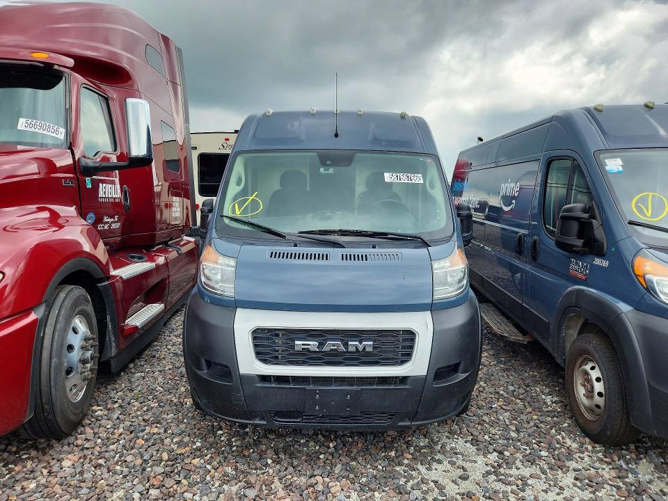 Продаж на аукціоні авто 2021 Ram Promaster 3500, vin: 3C6MRVJG6ME536780, номер лоту: 58766766