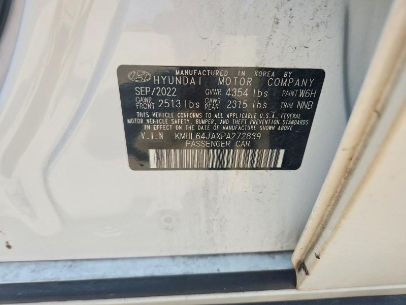 Aukcja sprzedaży 2023 Hyundai Sonata, vin: KMHL64JAXPA272839, numer aukcji: 60747356
