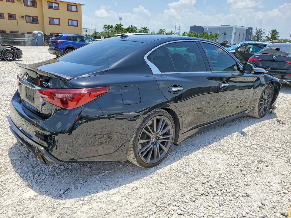 2018 Infiniti Q50 მანქანა იყიდება აუქციონზე, vin: JN1FV7AR5JM481202, აუქციონის ნომერი: 61672636