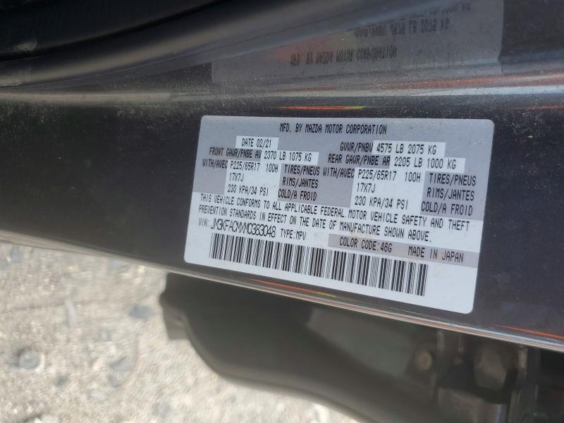 Продажа на аукционе авто 2021 Mazda Cx-5, vin: JM3KFACMXM0383048, номер лота: 62839806